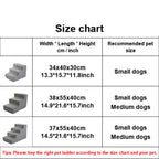 Pet Stairs Toys Cat Dog Ladder 2 3 4 Step Stairs for Dogs Puppy Ramp Detachable Sponge Pet Ladder Accessories