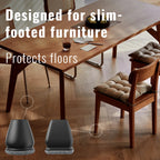 8PCS Silicone Chair Leg Floor Protectors Foot Cover Diagonal with Thick Wrap Felt Pads TPE Furniture Table Feet Protect Floors