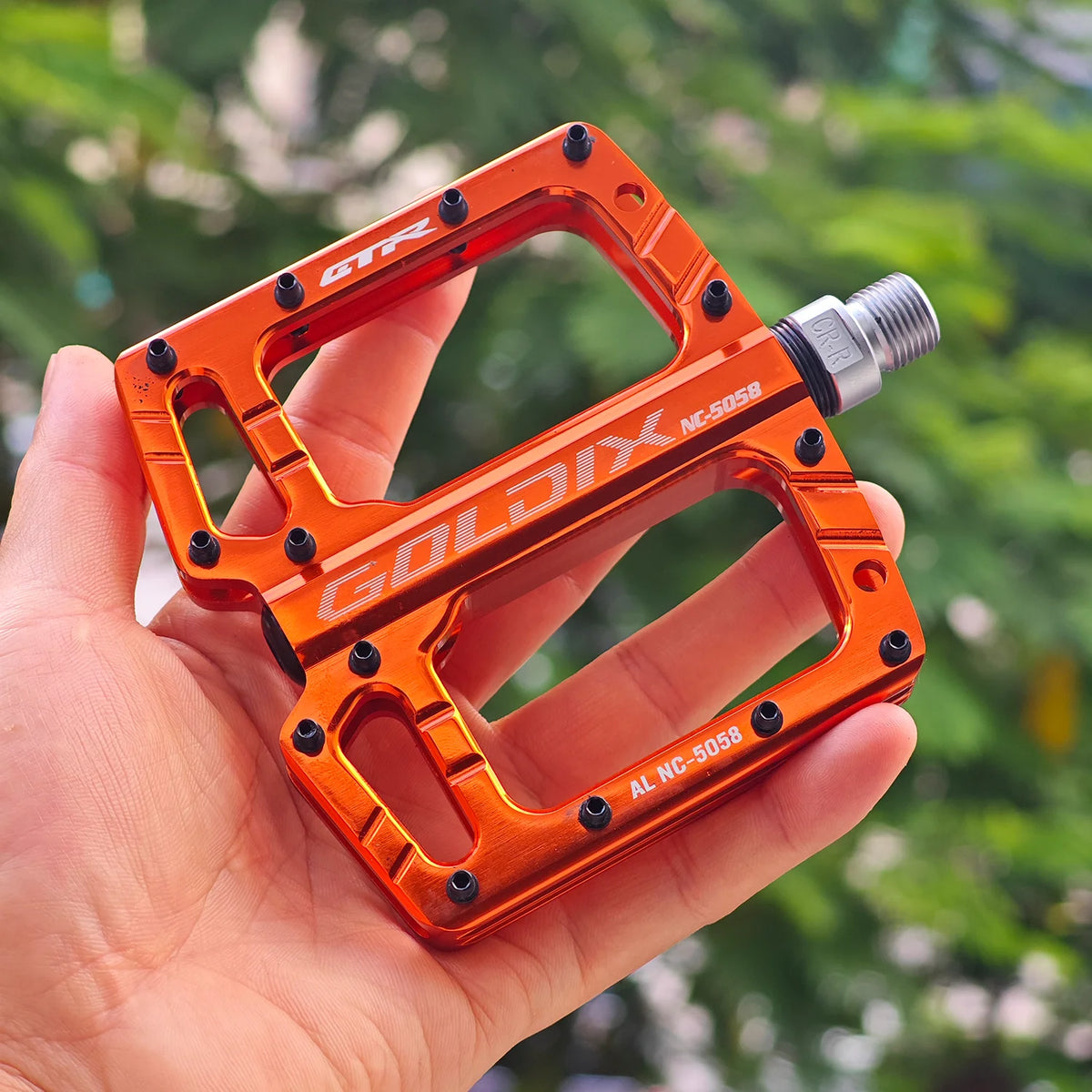 GOLDIX 3 bearing mountain bike pedal, sealed bearing, Triperin, high-strength, added anti slip pedal, road bike pedal