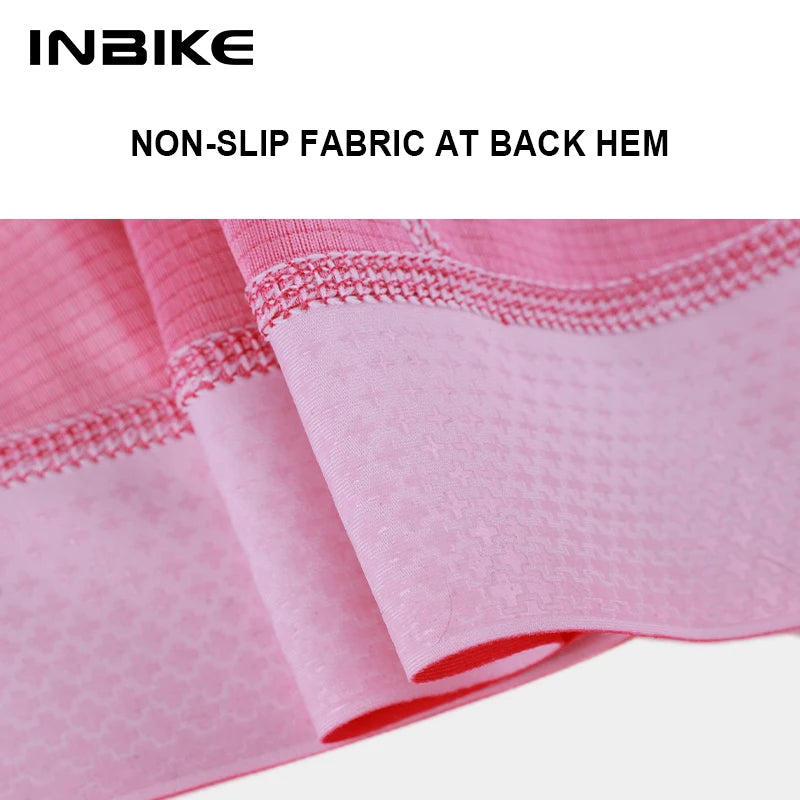 INBIKE 2024 Women Long Sleeve Cycling Jersey Biking Clothing for Riding Fast Drying Top Mountain Road Bike Clothes with Pockets