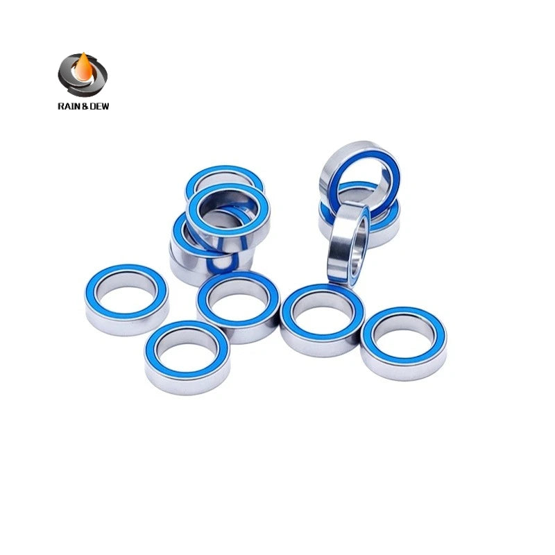 10P 6700RS Bearing ABEC-7 10x15x4 mm Thin Section 6700-2RS Ball Bearings 6700 2RS With Blue Sealed For Hobby Electric RC Car