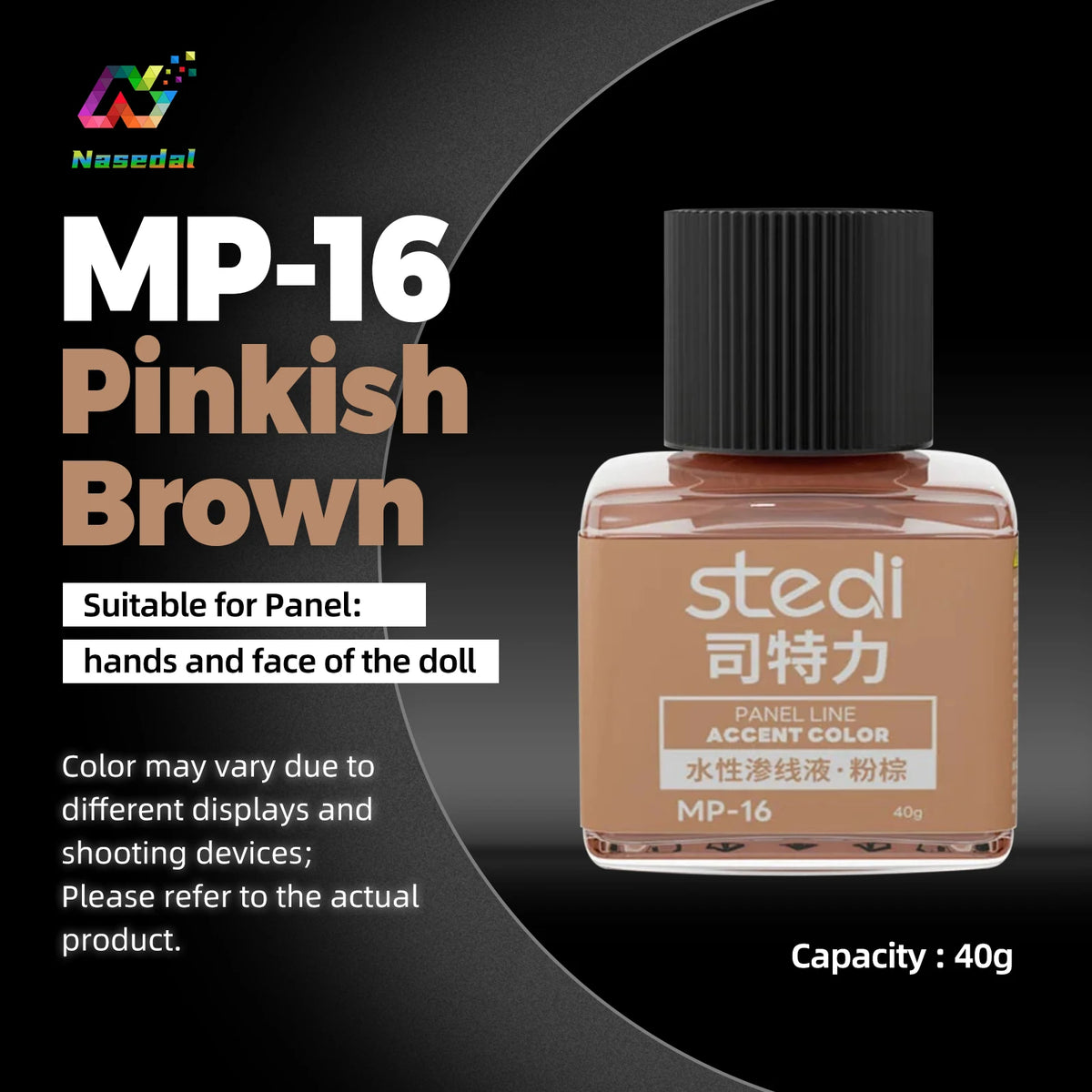 Stedi MP-10~MP-13 40g Weathering Acrylic Paint for Gundam Military Models Hobby Panel Line Painting Tools DIY Crafting Supplies