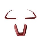 Car Steering Wheel Trim Circle Sequins Cover Sticker for Mazda 2 3 6 Demio CX3 CX-3 CX-5 CX5 CX7 CX9 Axela ATENZA 2017 2018 2019