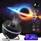 12 IN 1 Galaxy Star Projector with Meteor Ultra Clear Night Light Lamp Rotary Space Ball Planetarium Projector Lights for Kids G