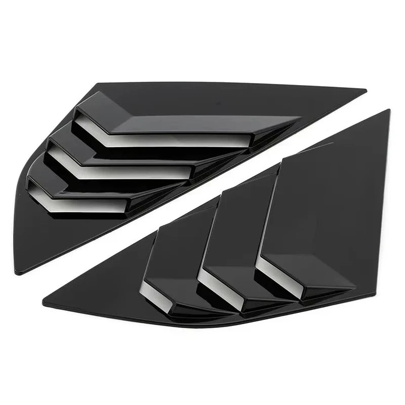 2pcs Rear Window Louvers Car Vent Side Tuyere Louvers Vent For Ford Focus ST RS MK3 2012-2018