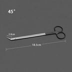 Potts Cut Angle Vascular Scissors Microscopic Coronary Artery Stainless Steel Microscopic Beak Scissors