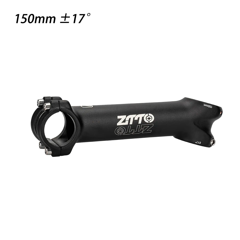 ZTTO Long Stem 7/17 Degree Bicycle Handlebar Stem Riser 31.8mm Bike Table 140/150mm Road MTB Power Steering Wheel Extension Part