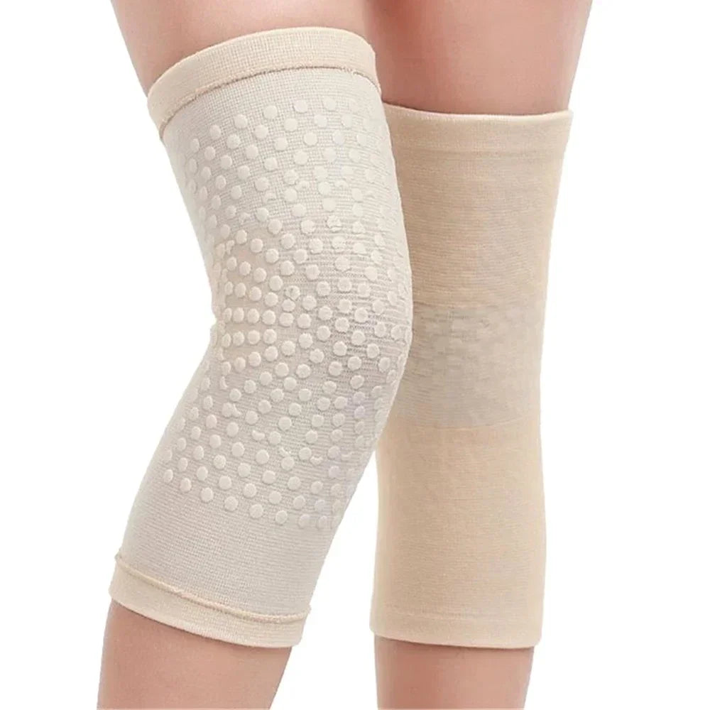 2PCS Self Heating Support Knee Pad Knee Brace Warm for Arthritis Joint Pain Relief Injury Recovery Belt Knee Massager Leg Warmer