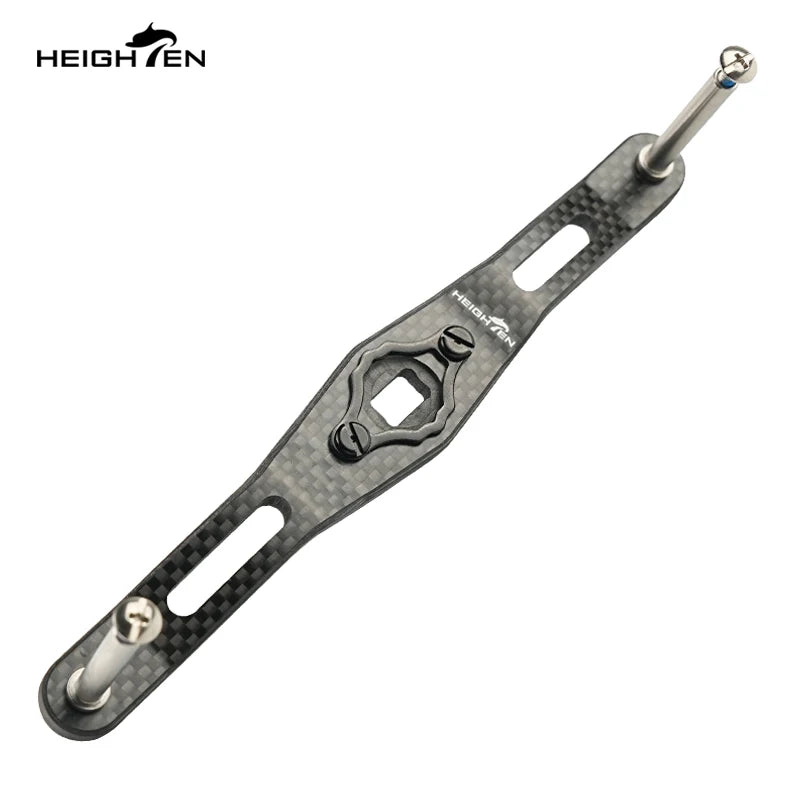 HEIGHTEN Baitcasting Reel Carbon Handle  85mm/95mm/110mm/120mm/130mm Without Knob Lure Fishing Modification Accessories