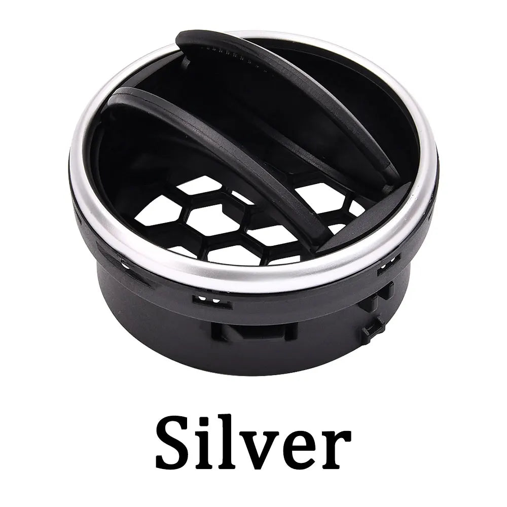 Dashboard Air Vent Grille Cover for SEAT Ibiza 6J/6P 2008-2017, Black or Silver, 1pc