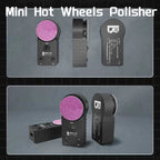 LUBAN M25 Mini Hot Wheels Polisher 9V/30W Ten Adjustable Levels Small Disc Polishing and Grinding Blade Tweezer Polishing Machin