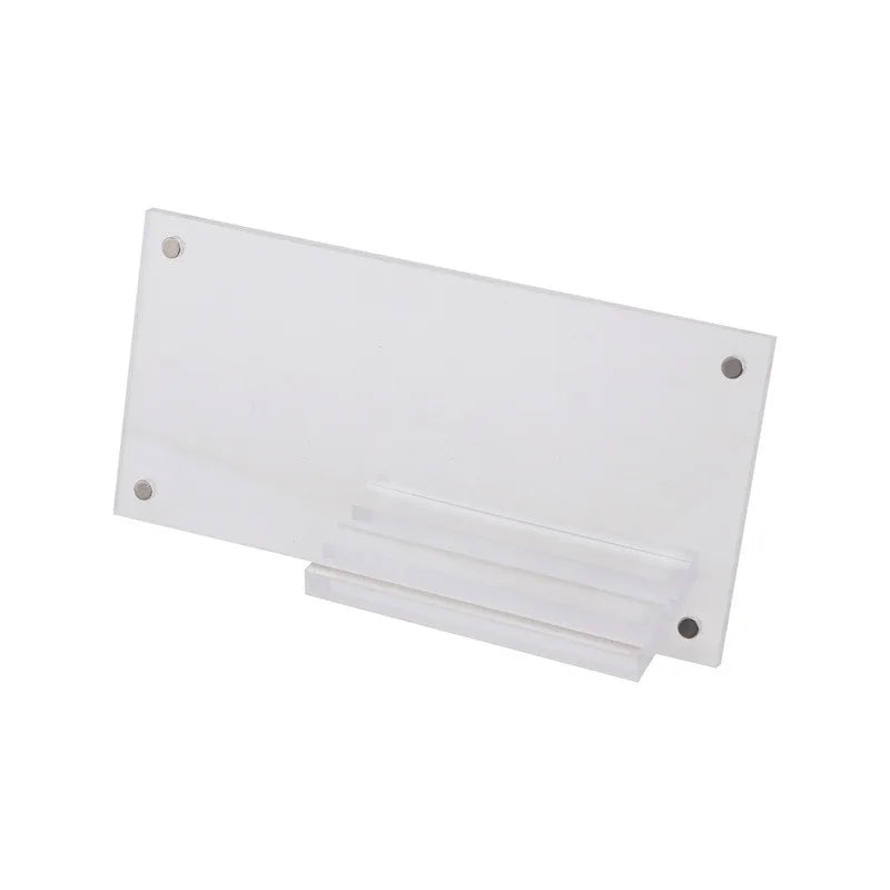1/2/5pcs Transparent acrylic dollar bill display frame Household banknote collection stand Plexiglass photo frame with base