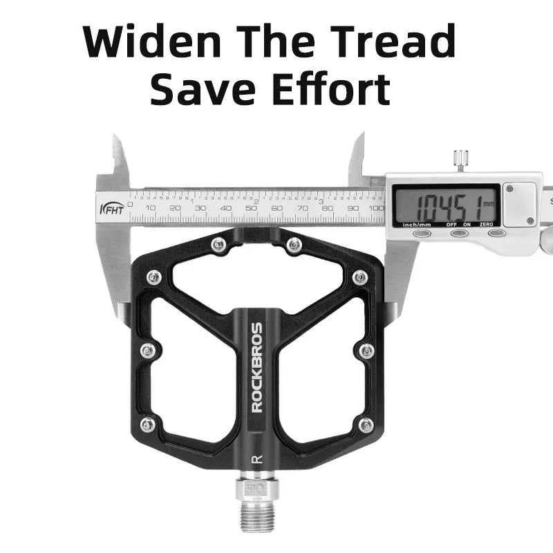 ROCKBROS MTB Pedals: Ultralight, Anti-Slip, Sealed Bearings, Aluminum