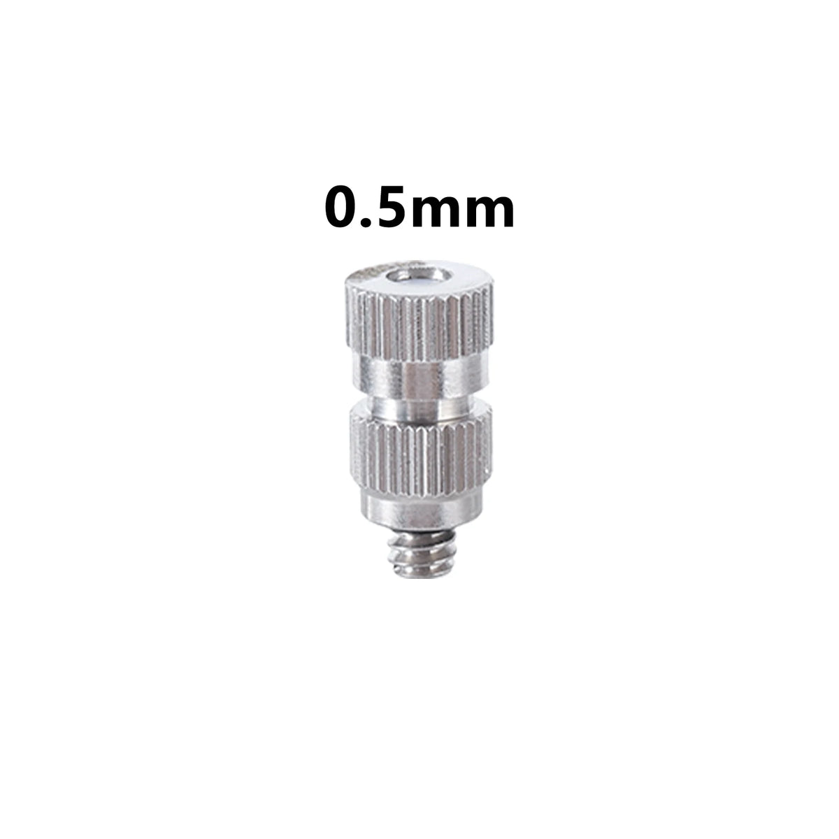 50Pcs High Pressure Mist Cooling Atomizing Sprayer 3/16" 0.1~0.5mm Anti Drip Fog Nozzle Garden Agriculture Irrigation Humidify