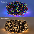 2025 New Year Decoration LED Christmas Light White/Warm/RGB Waterproof Fairy String Lights for Curtain Wedding Party Lighting