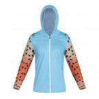 Men's Hooded Long Sleeve Fishing Shirt UV Protection Breathable Outdoor Top, Sizes S-5XL
