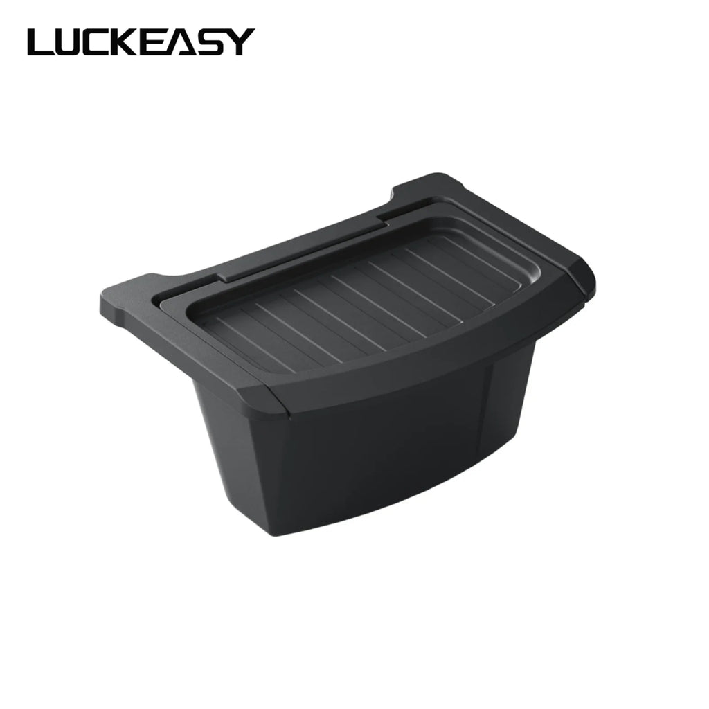LUCKEASY (not fit Berlin Version) for Tesla Model Y Launch 2025 2026 Juniper Car Armrest Rear Storage Box Accessories Tidying