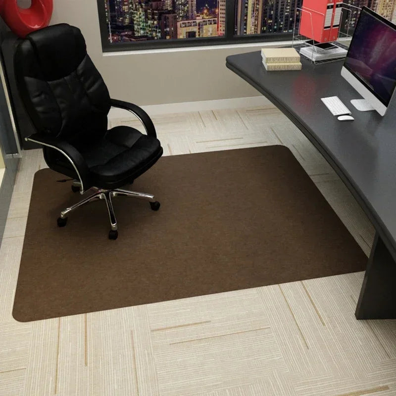 90x120cm Office Chair Mat Non-slip Rug Floor Protector for Gaming Swivel Chairs Desk Carpet Home Office Bedroom Living Room Use