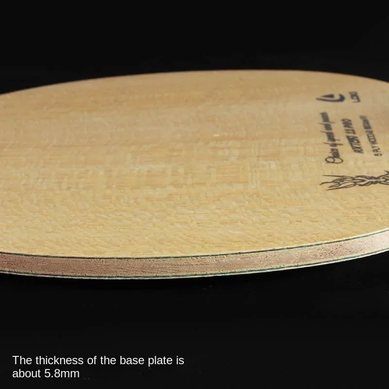 LOKI-Ryzen 11 Table Tennis Bottom Plate, Professional Grade, Thunder God Table Tennis Racket, Offensive Type 5 Wood, 2 Carbon