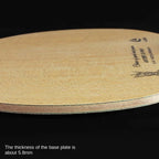 LOKI-Ryzen 11 Table Tennis Bottom Plate, Professional Grade, Thunder God Table Tennis Racket, Offensive Type 5 Wood, 2 Carbon