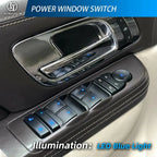 Front Left Power Window Switch for Chevy Silverado GMC Sierra Traverse HHR Yukon Buick Replaces 25789692 20945129 25951963