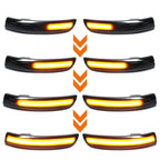Dynamic LED Side Rearview Mirror Turn Signal Light Indicator For Ford Escape Kuga II EcoSport 2013-2019 Car Accessories