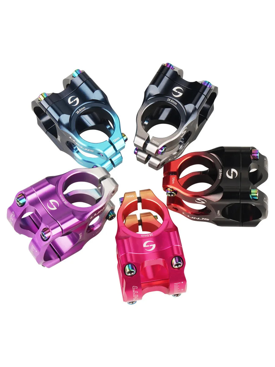 CNC MTB Stem 31.8 Ultralight Handlebar Stem 35mm Aluminum Alloy Road Mountain Bike Bridge Cycling Short Stem Bicycle Accessories