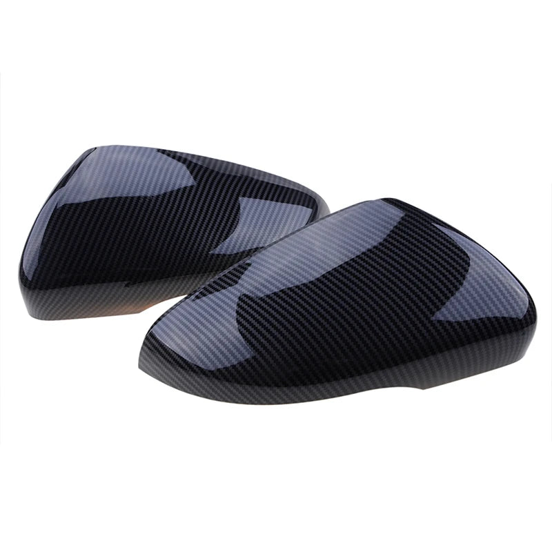 For VW GOLF 6 MK6 GTI R GTD 2008-2013 Touran Black/Carbon Side Wing Rearview Mirror Cover Cap Accessories 5K0857537,5K0857538