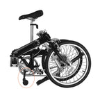 Folding Bicycle Support Landing Gear Bicycle Third Wheel Easy Wheel Boost Assist Wheel Push  K3 Plus D5 D7  Bicycle Accessories