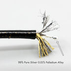 99% Pure Silver Palladium Graphene Floating Gold Cable For Beyerdynamic T1 T5P II AMIRON HOME Kennerton M12S LN008339