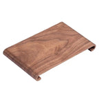 Wooden Coffee Tea Tray Rectangular Desktop Display Rack Coffee Table Decorative Plate Heat Resistant Thick Tray for Home Kitchen