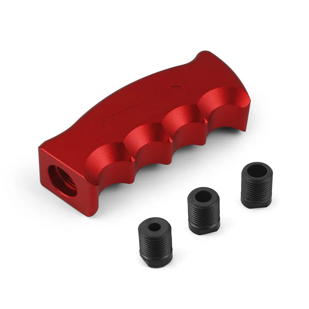 Racing Car Gear Shift Knob Shifter Kit Aluminum Bending handle Shift Head With 8,10,12MM Adapters For Manual Transmission