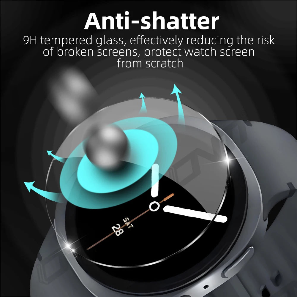9H Tempered Glass for Samsung Galaxy Watch 8 Classic 40mm 44mm 46mm Ultra (2025) 47mm Screen Protector Glass Ultra-HD Film
