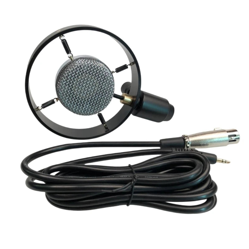 Vintage Retro Microphone Classical Microphone Model Stage Photography Props Condenser Microphone for Recording Video Work