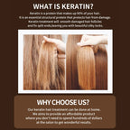 PURC 300ML Professional Keratin Hair Treatment Smoothing Repairing Frizz Curly Hair Straightening Brazilian Keratin Hair Care