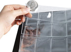D&D 480 Pockets Coin Collection Holder Book Album for Collectors Storage Box Case Supplies for 20/25/27/30/38mm
