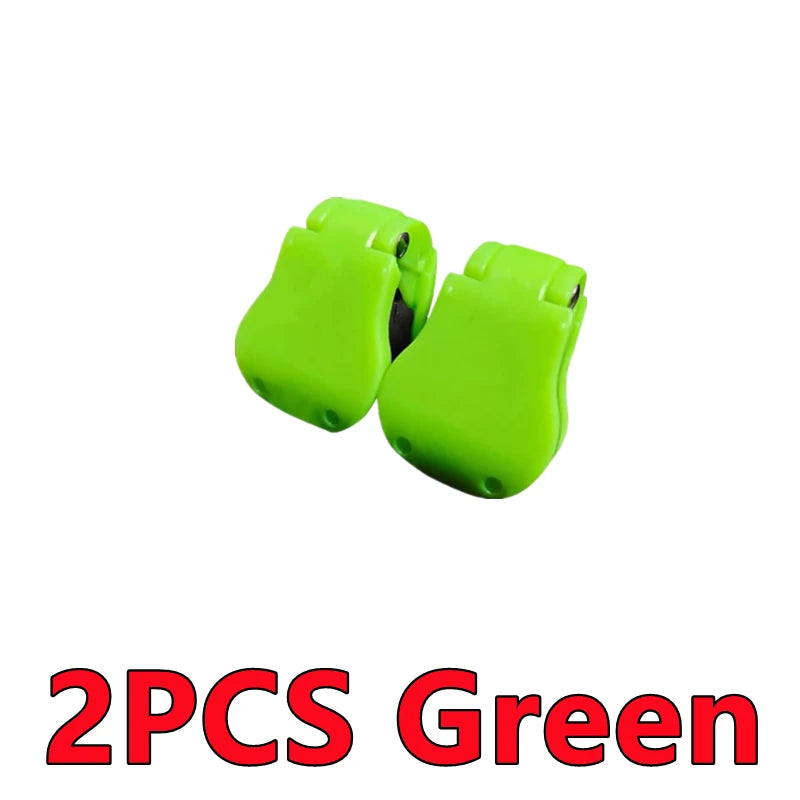 New 2-8PCS Portable Fishing Pole Holder Fishing Rod Fixer Wall Mounted Fishing Pole Straps Clip Multifunctional Rod Holder Tools