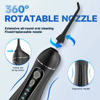 Portable F18 Water Flosser 4 Modes Water Floss USB Rechargeable 4 Nozzles Oral Water Jet 200ml Water Tank Waterproof