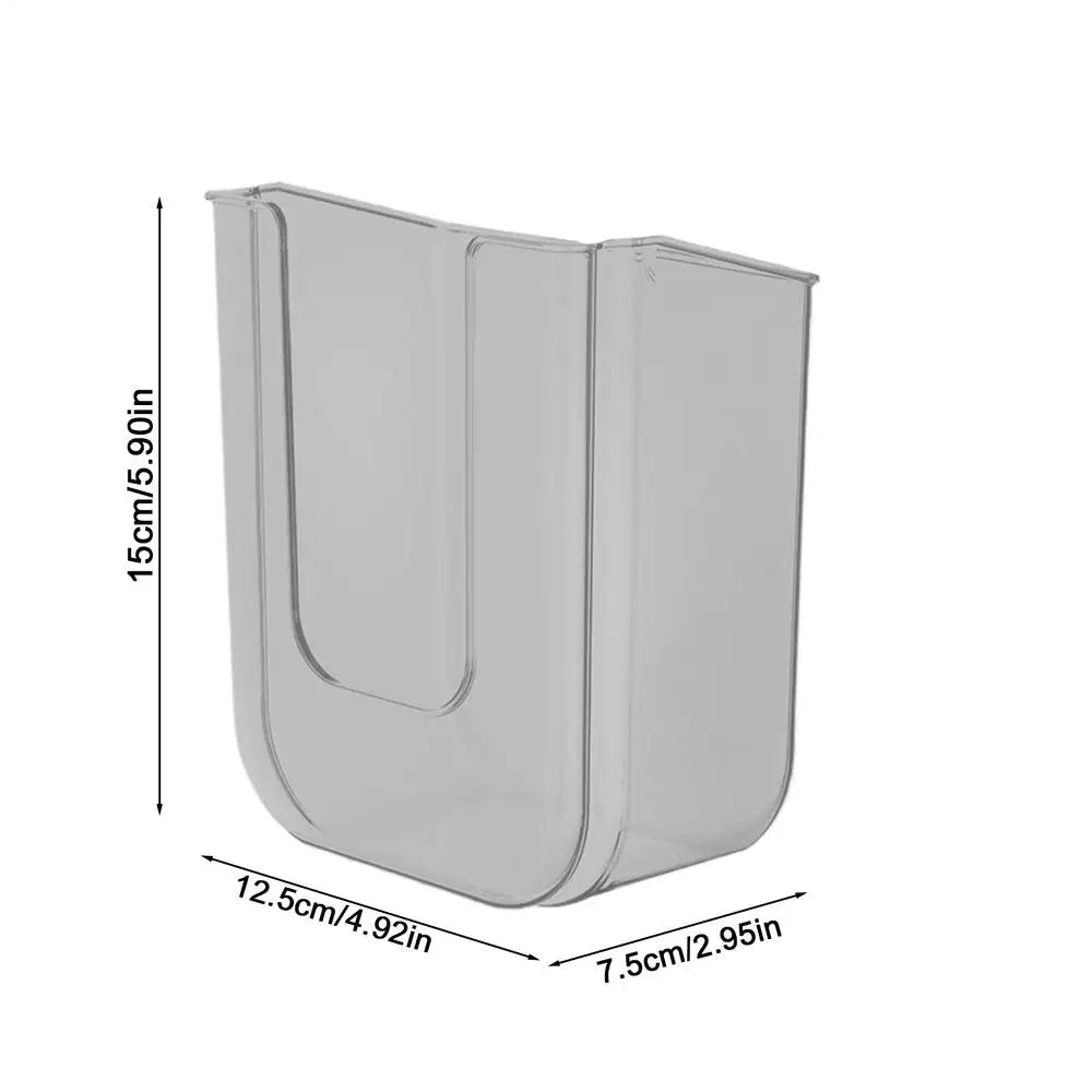 Effortless Access Wall-Mount Tissue Box - Durable & Stylish Bathroom Essential