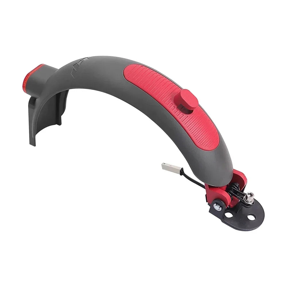 Aluminum Rear Fender Mudguard for Xiaomi M365/Pro/Pro2/1S/Mi 3 Electric Scooter, Red/Black