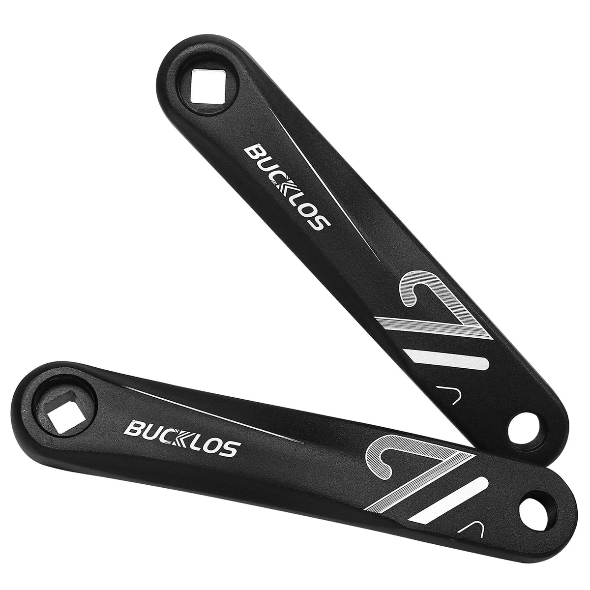 BUCKLOS Bike 152/170/175MM Crank Arms Aluminum Alloy Bicycle Crank Durable High Strength Repair Crank for Spinning Electric Bike