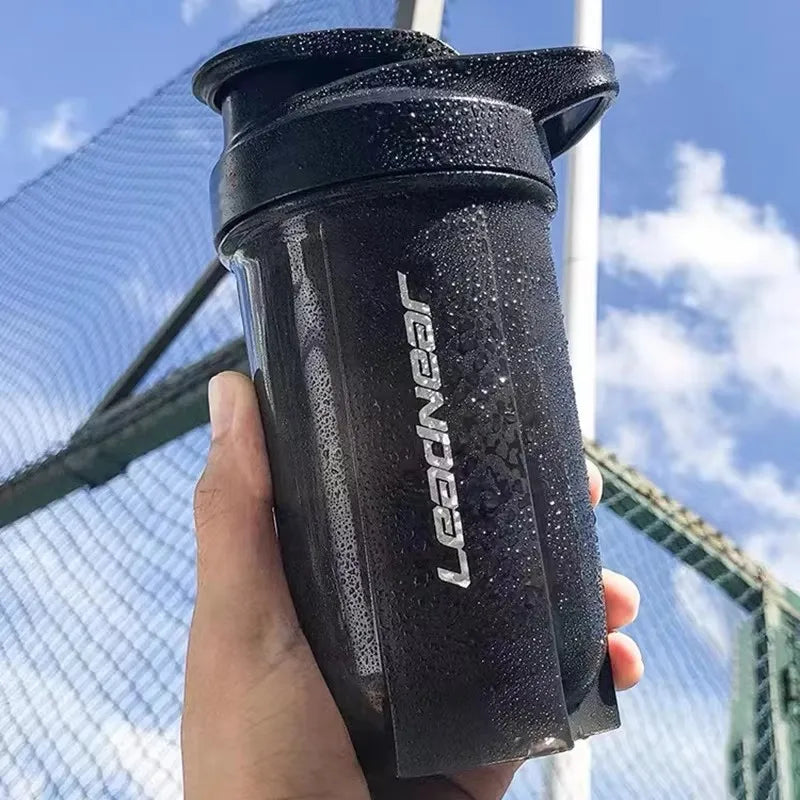 New In Portable Milk Shake Protein Powder Mixing Cup Fitness Drinking Bottle For Gym Shake Bottles LeakProof Sport Water Bottle