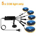 Blackboard COB Storage Cabinet Ceiling Panel Wall LED Strip Kitchen Light Wardrobe LED Tape Penetrable Wood Dimmable Touch Lamp