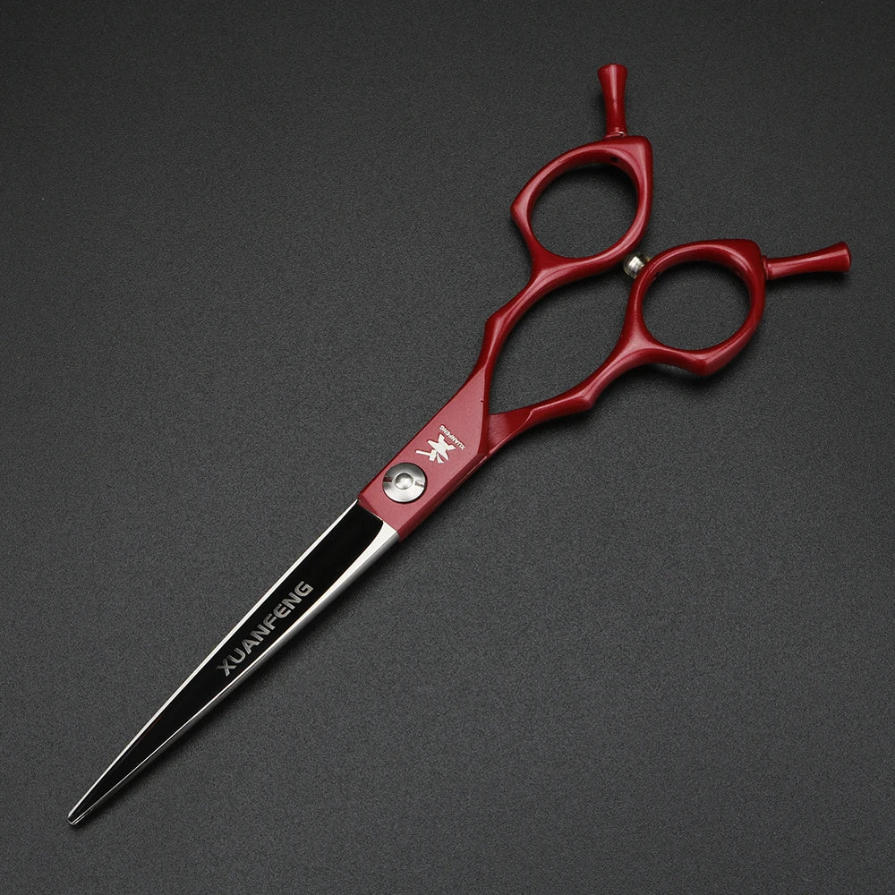 XUANTENG hair scissors suitable for both left and right hand hairdressers, 6.5-inch long-lasting sharp cutting scissors