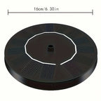 1pc Solar Fountain Outdoor Pool Solar Fountain Pump Essential In Summer Suitable For Ponds Swimming Pools Gardens
