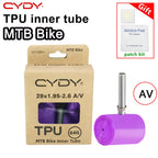 CYDY TPU MTB Bike Inner Tube Camera 29 26 27.5 29x1.95-2.6 Inch Mountain Bicycle Tire Schrader Valve AV pneu 29er Cycling Tube