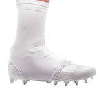 Football cleat covers spats 1 pair slip resistant high elastic foot covers solid color