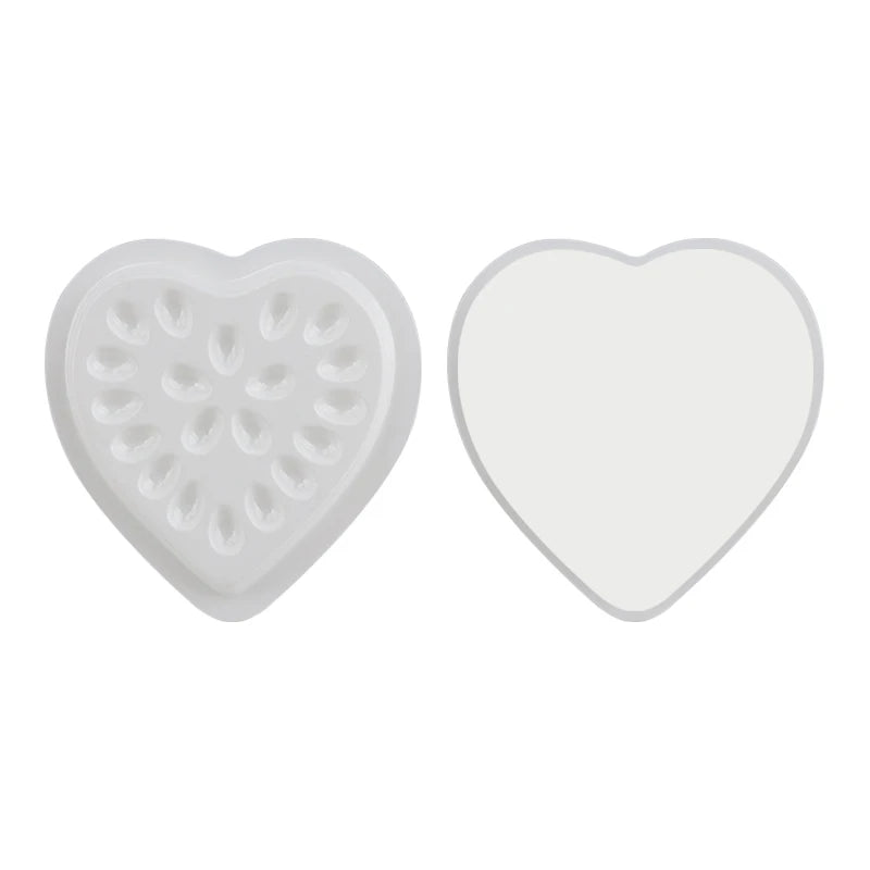 100pc Eyelash Glue Holder Tray Pad Lash Extension Adhesive Stand Base Gasket Tattoo Pigment Pallet Eyelashes Lifting Makeup Tool