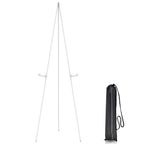 Easel Stand 63In Tall Easels Collapsable Portable Poster Easel White Metal For Display Wedding Sign & Poster For Display Holder