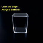 Choose Your Size – 5mm Acrylic Stackable Display Case for Booster Box or Elite Trainer Box (ETB), Clear Magnetic Closure Box for